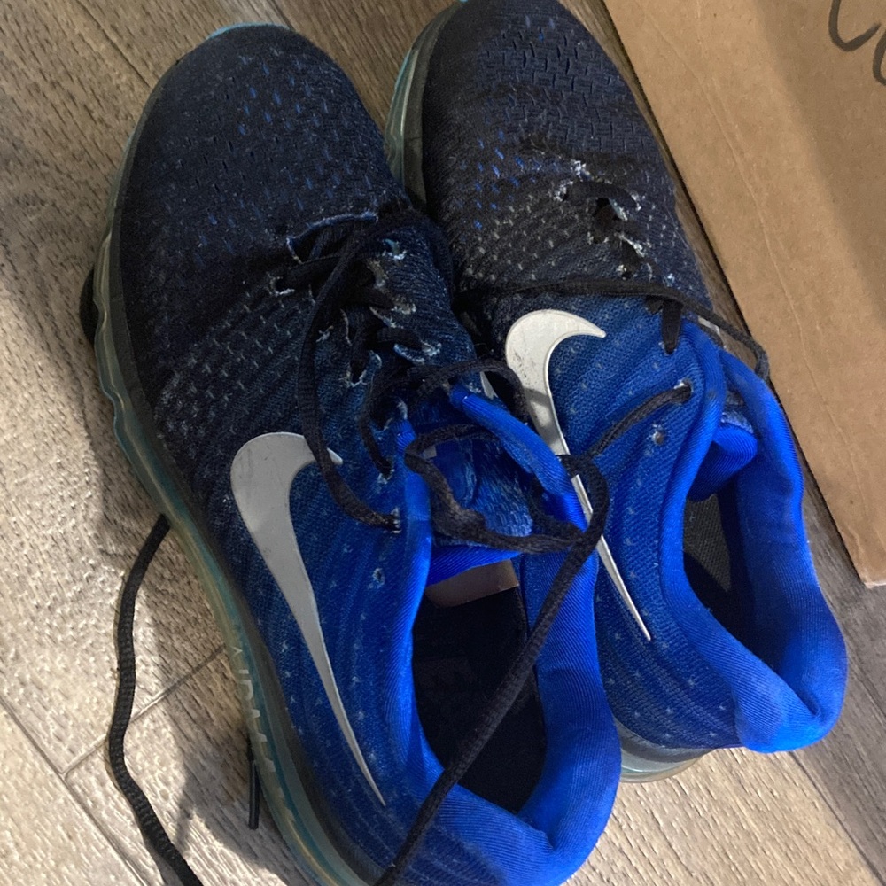Nike Blue and Black Athletic Shoes